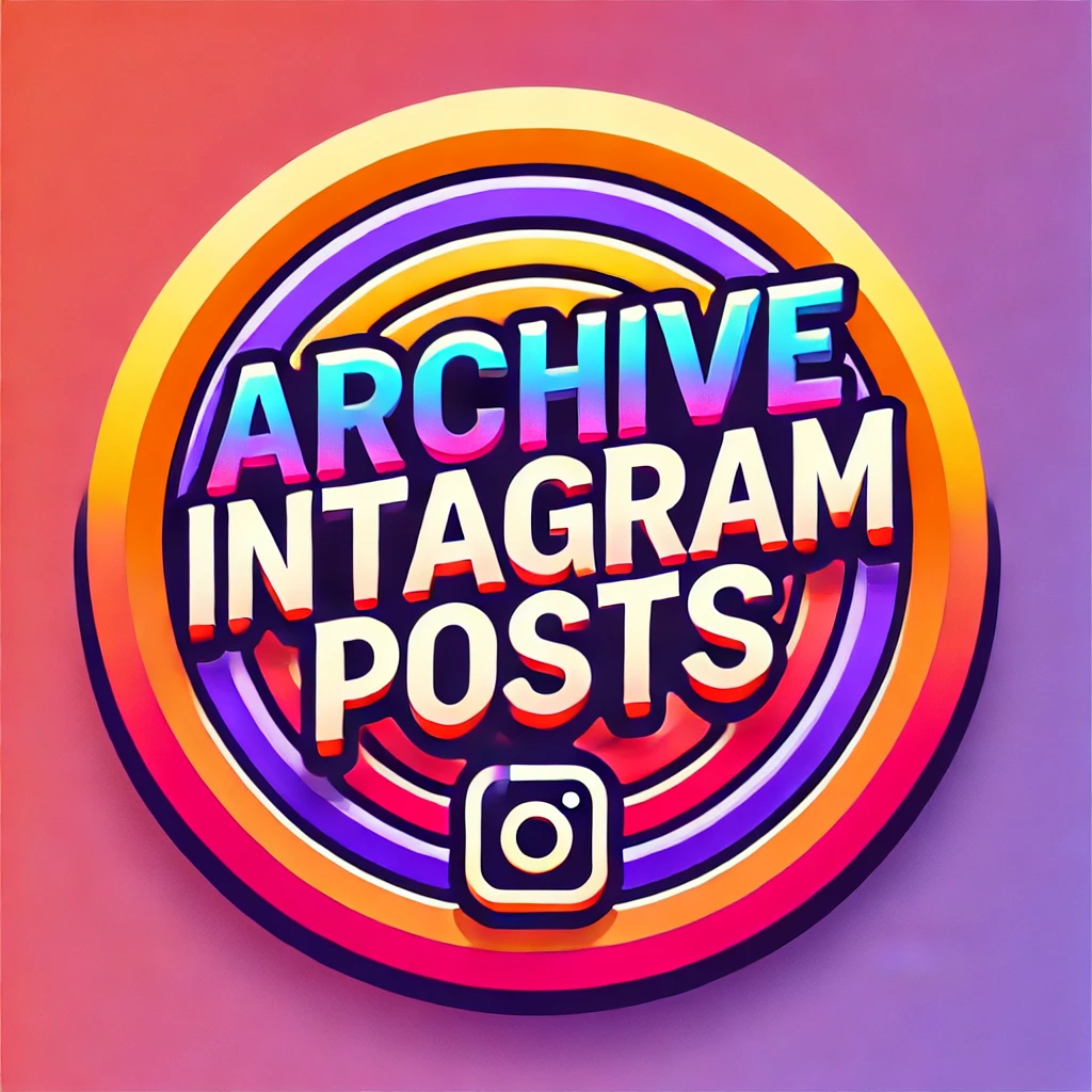 archive instagram posts