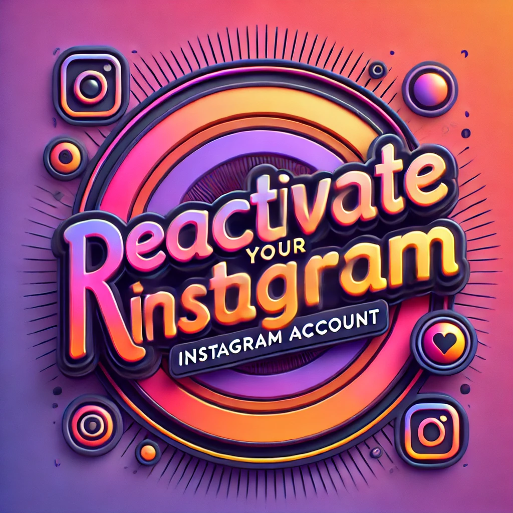 reactivate your instagram account