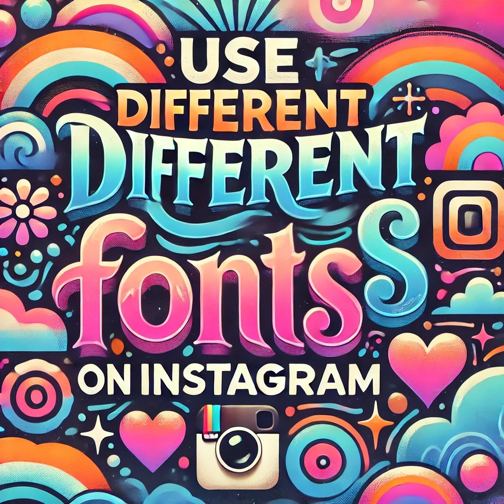 different fonts instagram
